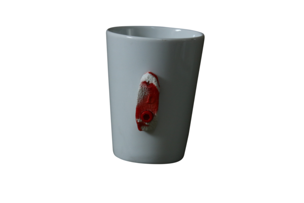 Sky Cup white red
